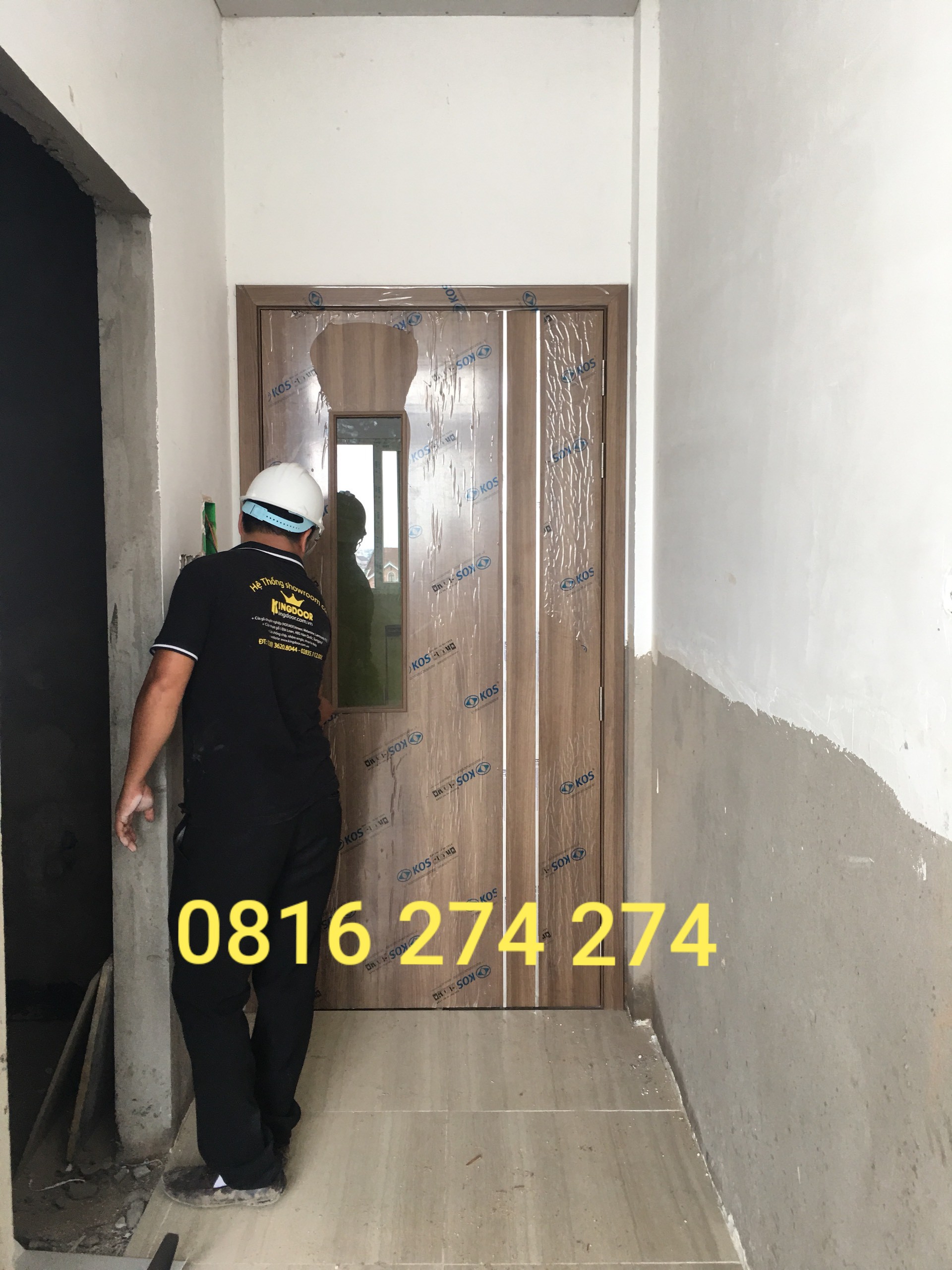 Lắp đặt cửa nhựa abs hàn quốc