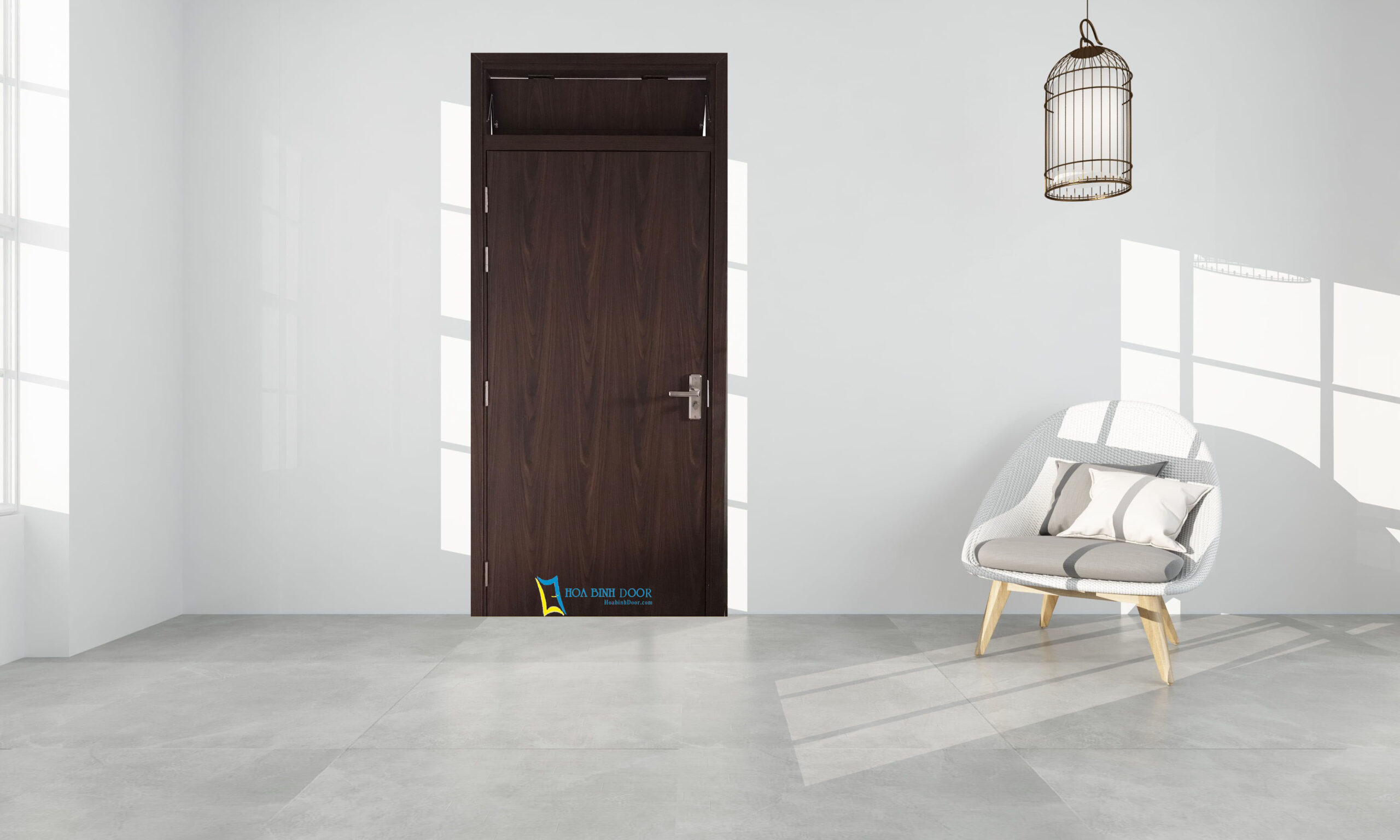 Cửa gỗ phòng ngủ MDF Melamine tại quận 9