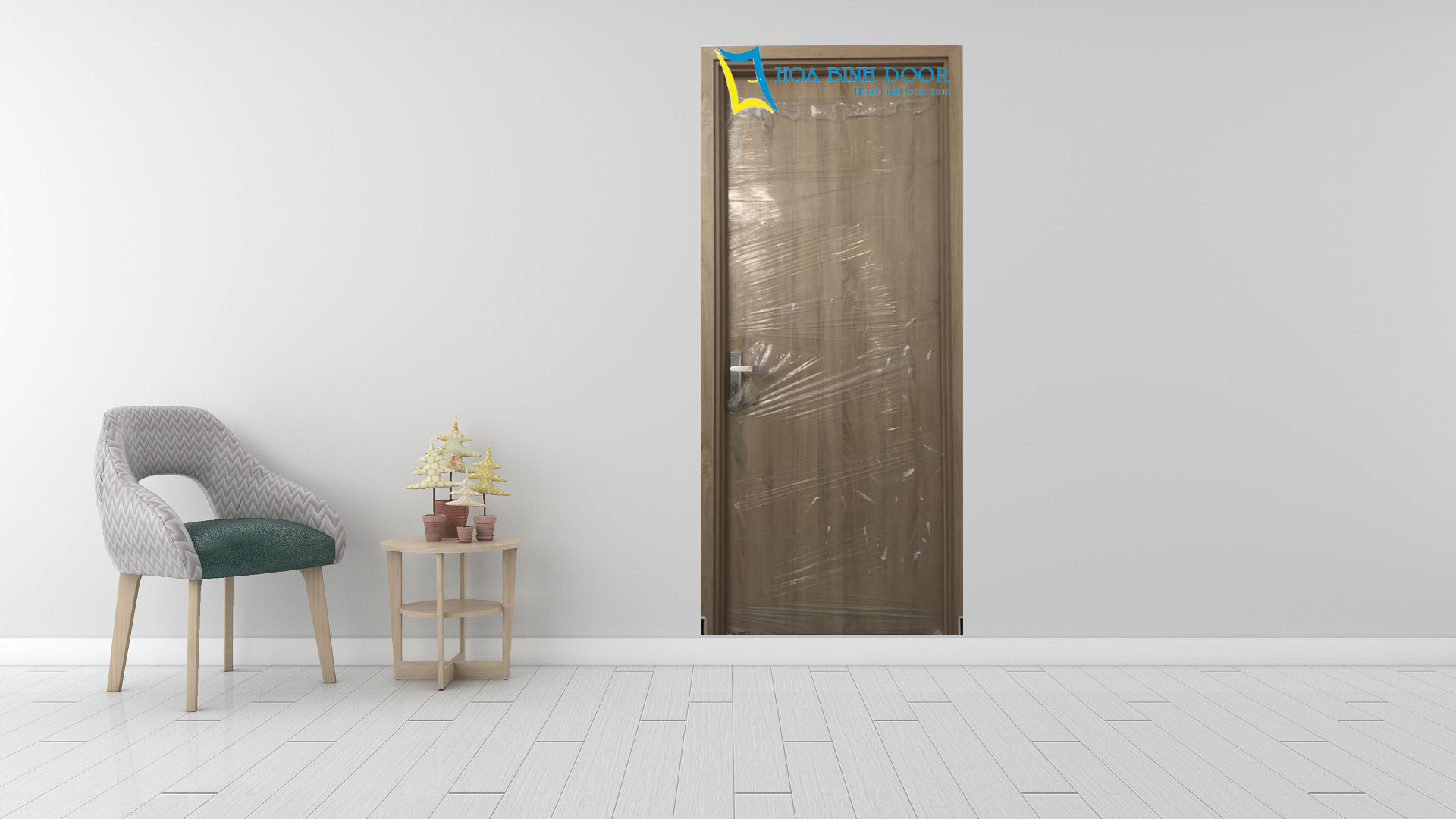 Cửa gỗ phòng ngủ MDF Melamine tại quận 9
