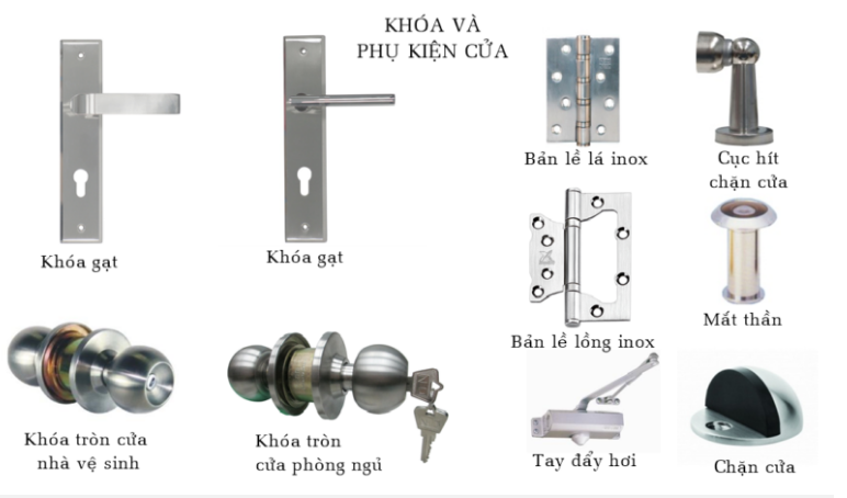 Nội, ngoại thất: Cửa gỗ HDF Veneer tại Long An - Cửa phòng ngủ giá rẻ Capture-2