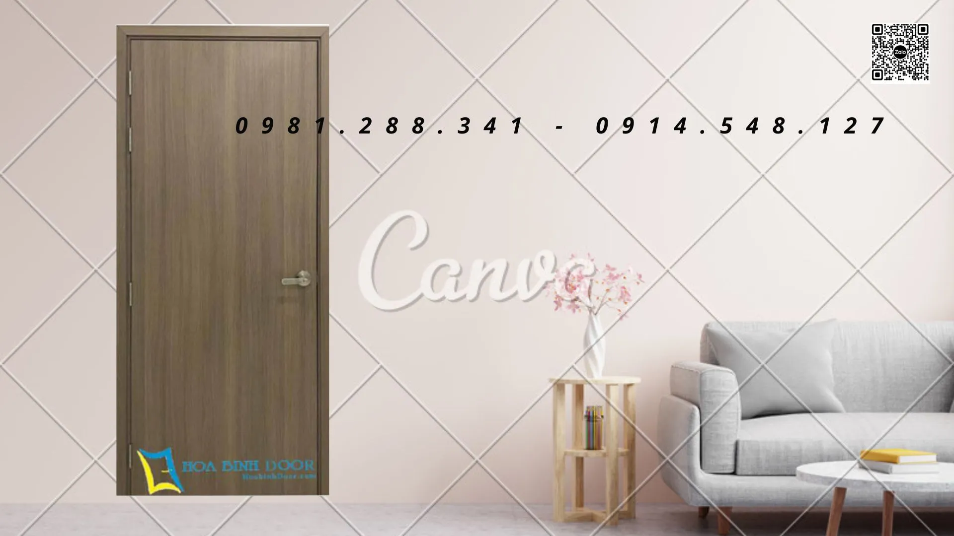 Cửa gỗ phòng ngủ MDF Laminate