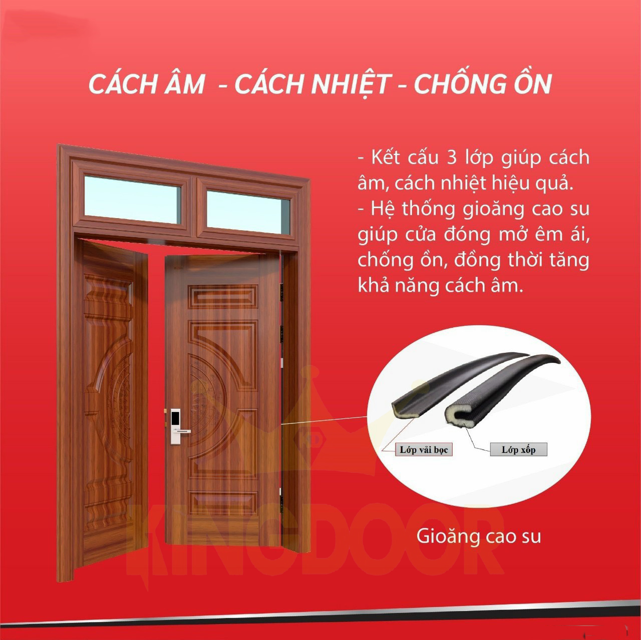 Nội, ngoại thất: Cửa thép vân gỗ tại Long Thành - Đồng Nai | Mẫu cửa 4 cánh Z4444027189631_3cf7ab55c18db7f319a612eae0c4213c