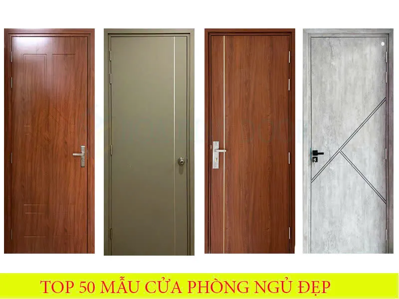 Mẫu cửa phòng ngủ đẹp nhất năm 2024