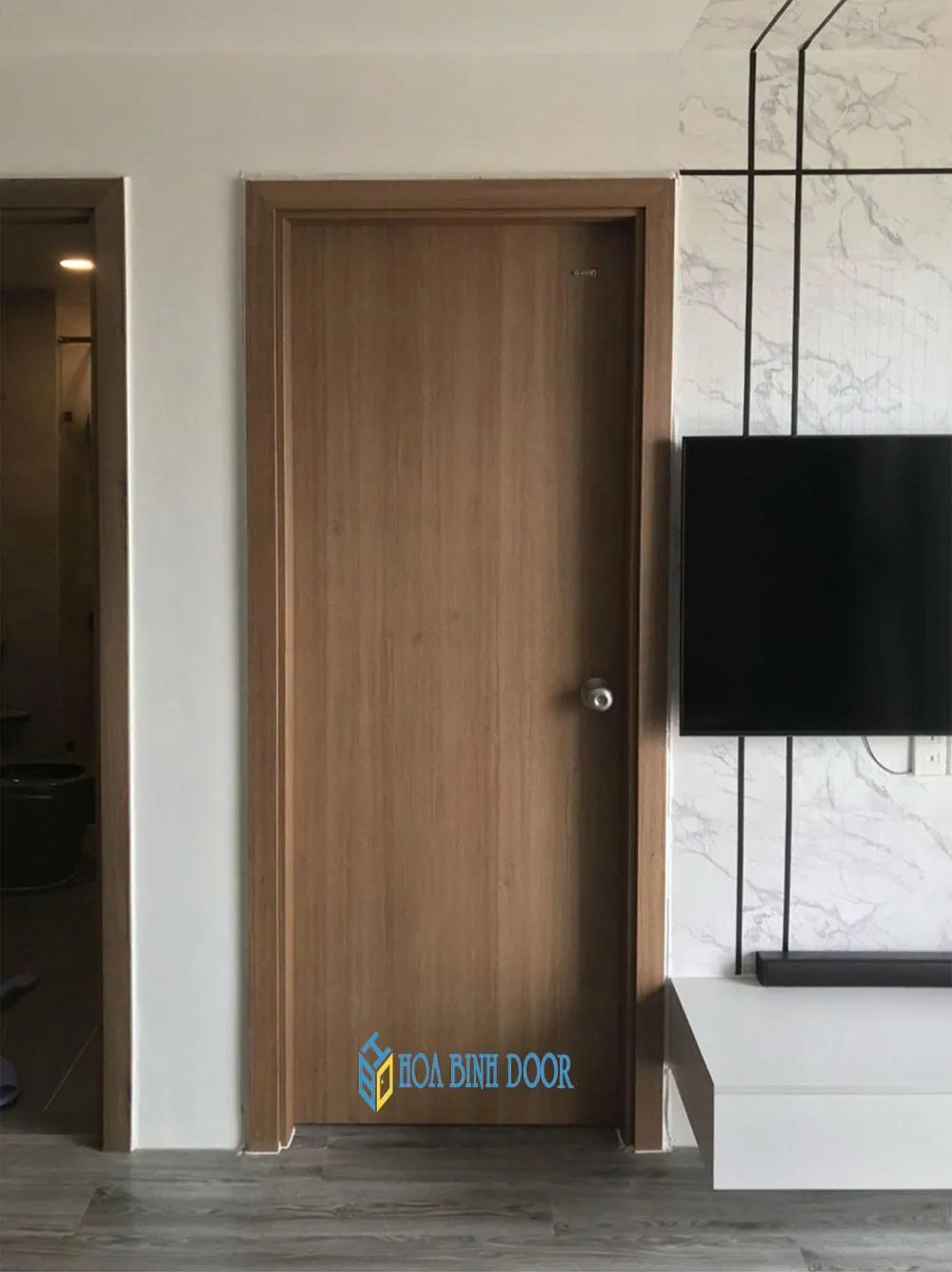 Mẫu cửa ABS Hàn Quốc phẳng trơn