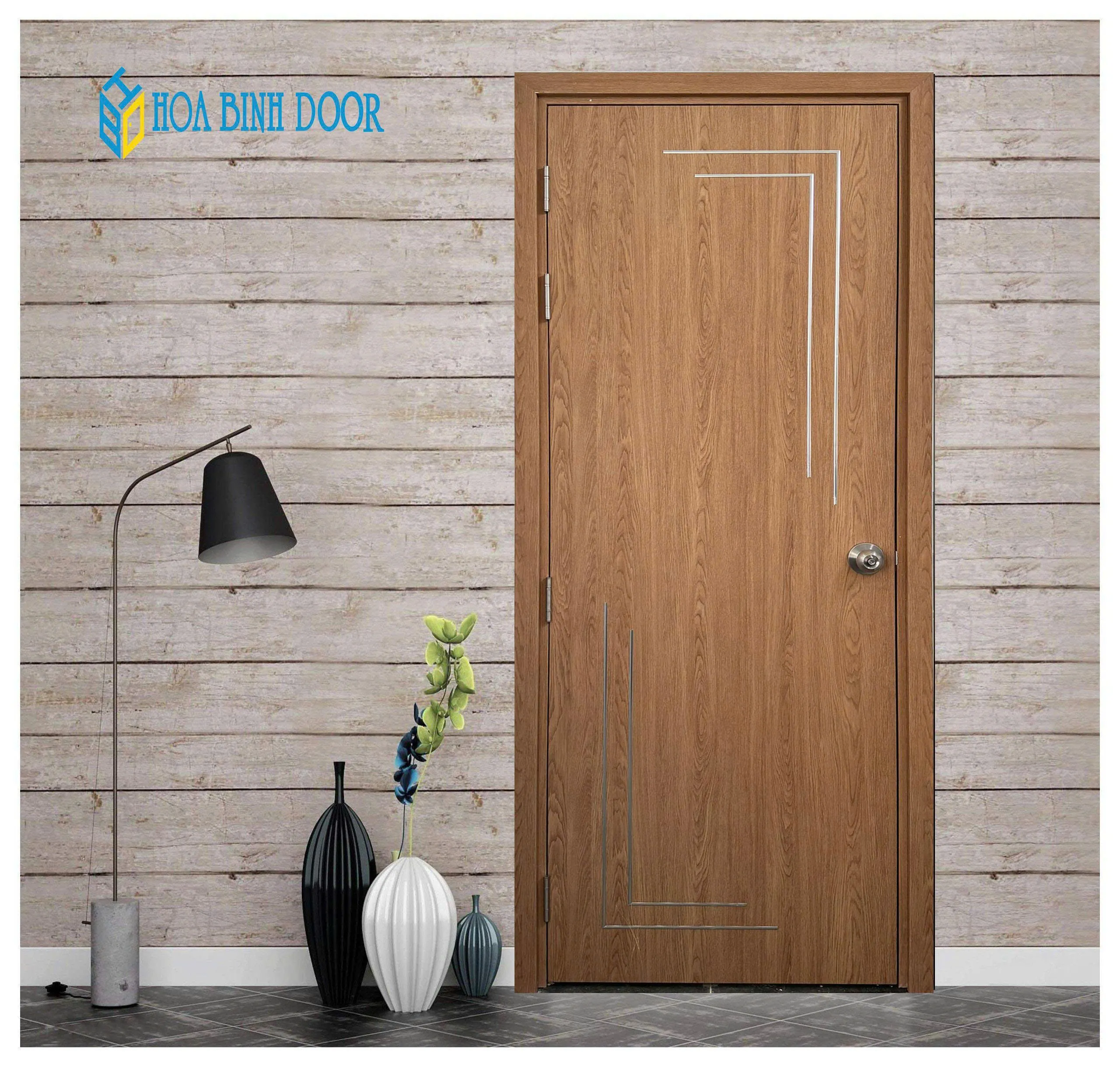cửa nhựa composite phủ vân gỗ giá 3300000