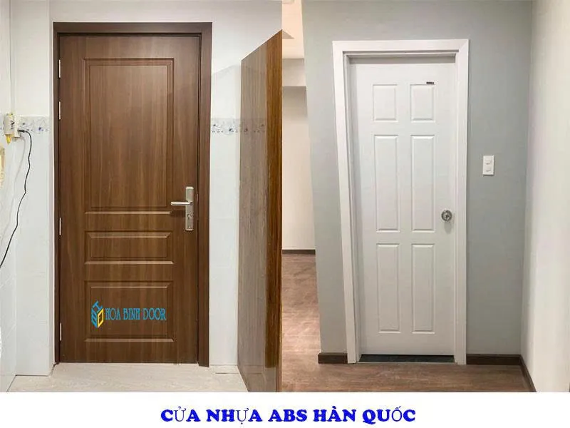 Các mẫu cửa nhựa giả gỗ ABS Hàn Quốc đẹp tại phường Bình Tiên